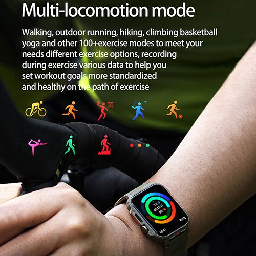 2024 New Arrivals Smartwatch 1.95 Inch Full Screen Health Monitoring Watches IP68 Waterproof Sport Fitness Tracker Bluetooth Call Smart Watch For Men Women