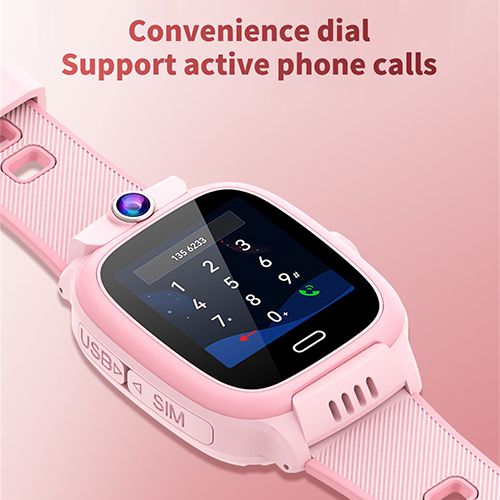 Children 1.44 Inch Video Call Smart Watch SOS Kids WIFI Location Phone Watches Waterproof Calculator Student 4G Smartwatch