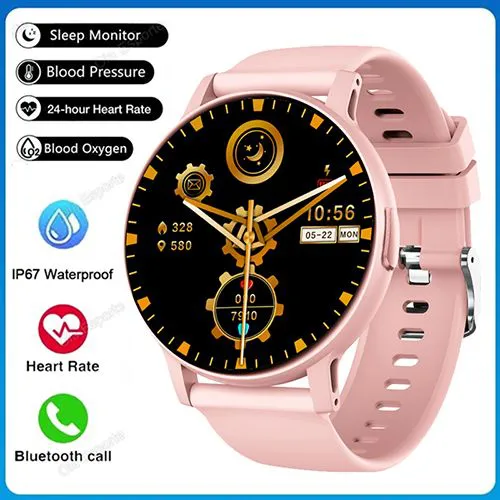 New Bluetooth Call Smart Watch Women Custom Dial Steel Watches Men Sports Fitness Tracker Heart Rate Smartwatch For Android IOS