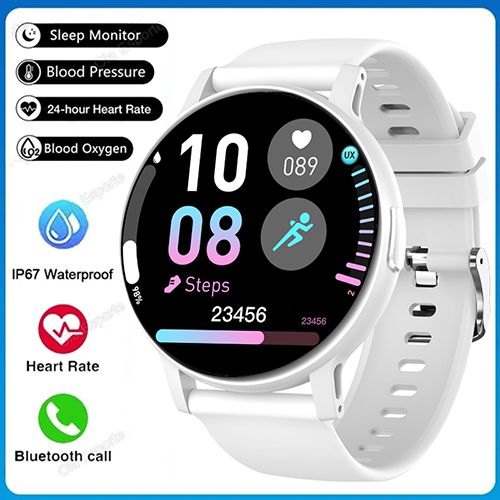 New Bluetooth Call Smart Watch Women Custom Dial Steel Watches Men Sports Fitness Tracker Heart Rate Smartwatch For Android IOS