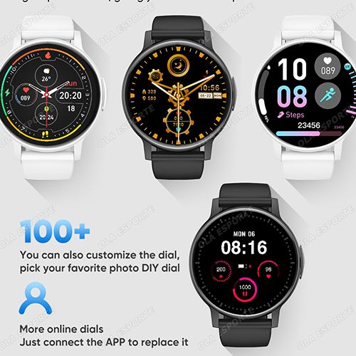 New Bluetooth Call Smart Watch Women Custom Dial Steel Watches Men Sports Fitness Tracker Heart Rate Smartwatch For Android IOS