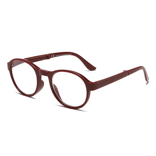 Anti Blue Light Reading Glasses Folding Round Frame Presbyopia Glasses for Women and Men +1.0 To +4.0