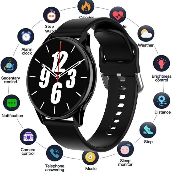 New Arrivals Bluetooth Call Smart Watch HeartRate Blood Pressure Monitoring Smartwatches Waterproof Men Smartwatch Health Sport Bracelet Fitness Tracker Heart Rate Smart Monitor Watch Women Men Gift