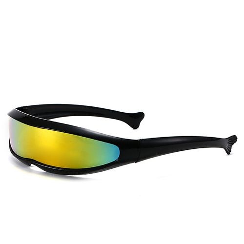 New Riding Sunglasses for Men Fish-shaped Glasses Space Robot Men Outdoor Sports Dolphin Cycling Sunglasses
