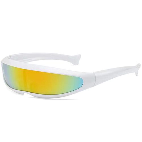 New Riding Sunglasses for Men Fish-shaped Glasses Space Robot Men Outdoor Sports Dolphin Cycling Sunglasses