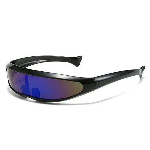 New Riding Sunglasses for Men Fish-shaped Glasses Space Robot Men Outdoor Sports Dolphin Cycling Sunglasses