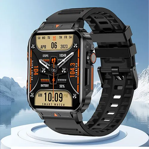 Smartwatch 1.95 Inch Full Screen Health Monitoring Watches IP68 Waterproof Sport Fitness Tracker Bluetooth Call Smart Watch For Men Women