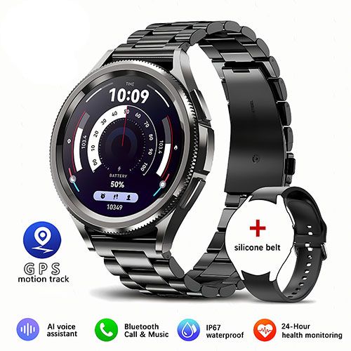 2025 New For Samsung Galaxy Watch 6 Smartwatch AMOLED Always On Display Bluetooth Call GPS NFC Smart Watch Men Android IOS