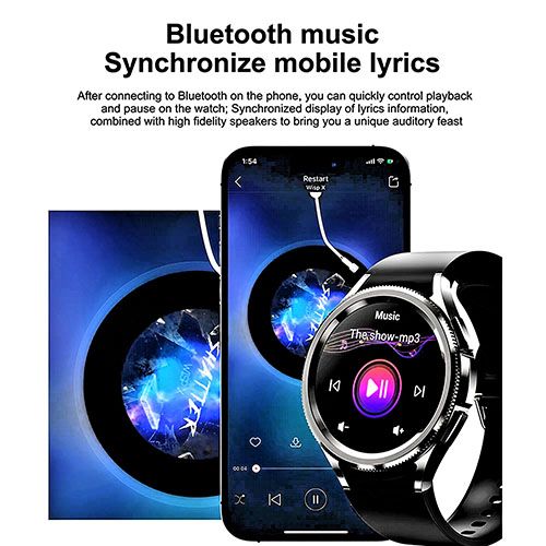 2025 New For Samsung Galaxy Watch 6 Smartwatch AMOLED Always On Display Bluetooth Call GPS NFC Smart Watch Men Android IOS