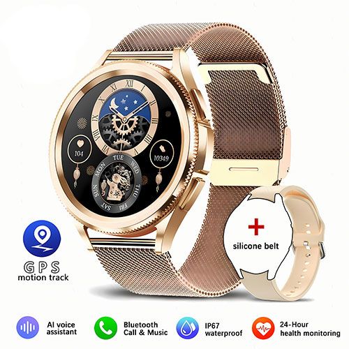 2025 New For Samsung Galaxy Watch 6 Smartwatch AMOLED Always On Display Bluetooth Call GPS NFC Smart Watch Men Android IOS