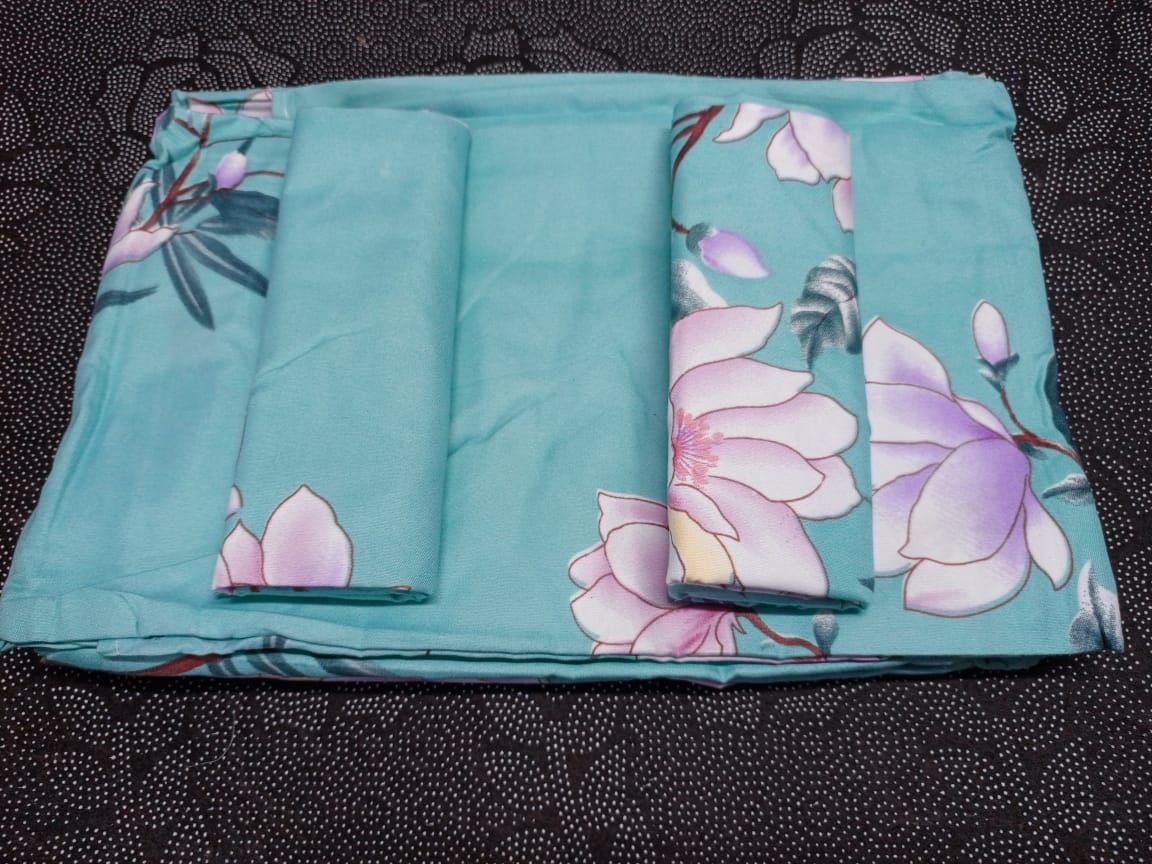 4pc 5*6 bedsheet a set of 2bedsheets, and 2 pillow cases