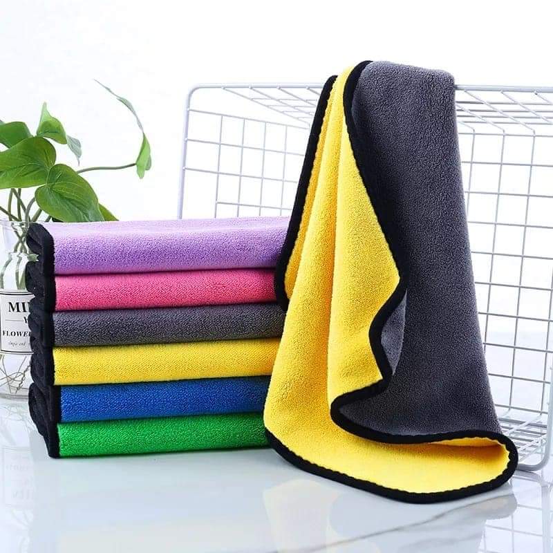 Set of 12pcs Mixed Colours  Micro fiber Hook-hand towels