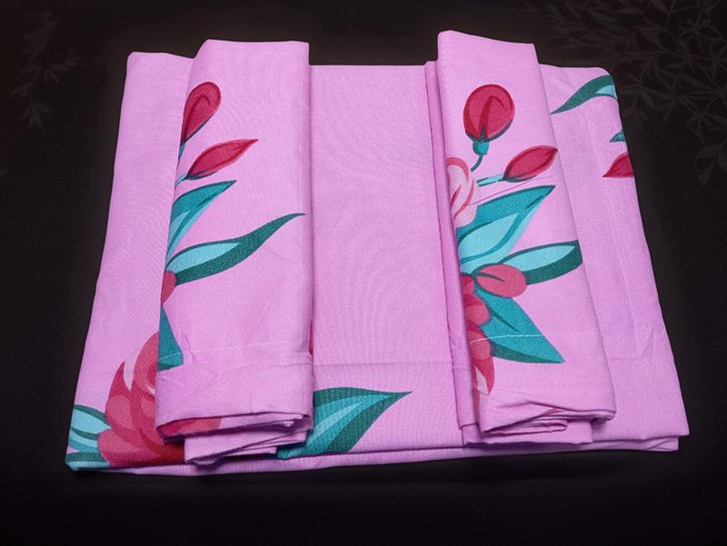 6x6 Fashion Bedsheet Set 4 Pcs (2 Bedsheets & 2 Pillowcases)