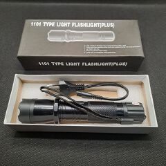 Type 1101 Torch with Shock Flashlight Self Defense Rechargeable
