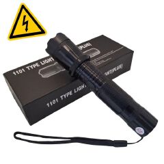Type 1101 Torch with Shock Flashlight Self Defense Rechargeable
