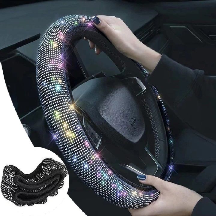 Fancy Super Stretching Sparkling Steering Wheel Cover