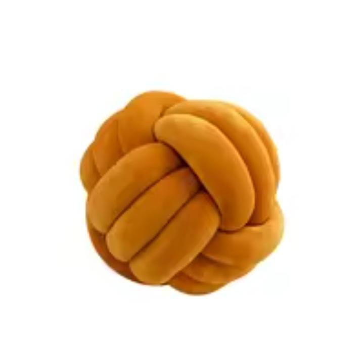 Round Knot Throw Pillow