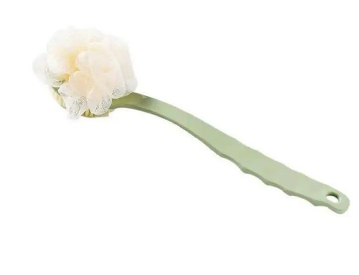 2 Sided Bath Brush Bath Ball With Long-handled Multifunctional Shower Brush Back Body Rubbing Exfoliating Brush