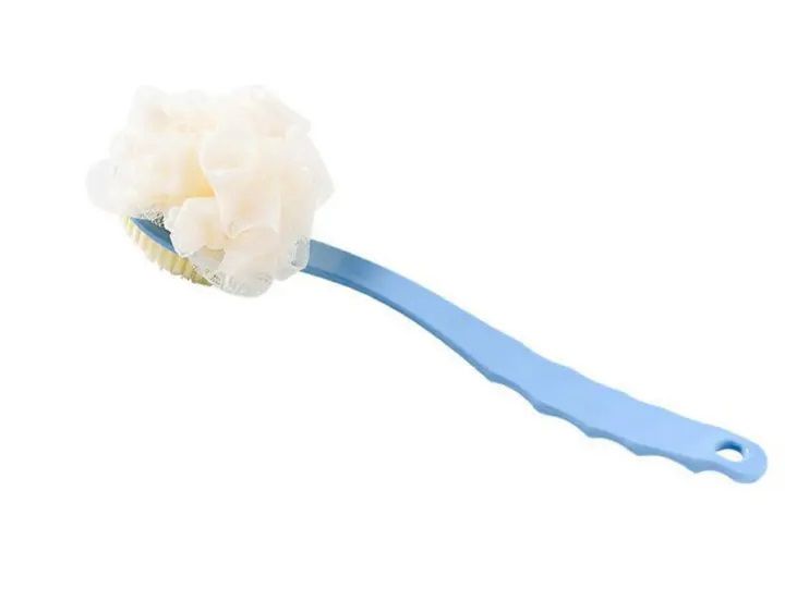 2 Sided Bath Brush Bath Ball With Long-handled Multifunctional Shower Brush Back Body Rubbing Exfoliating Brush