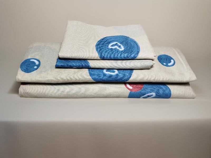 5 by 6 Super Unique Bedsheets set Of 4Pcs (2 Bedsheets & 2 Pillowcases)