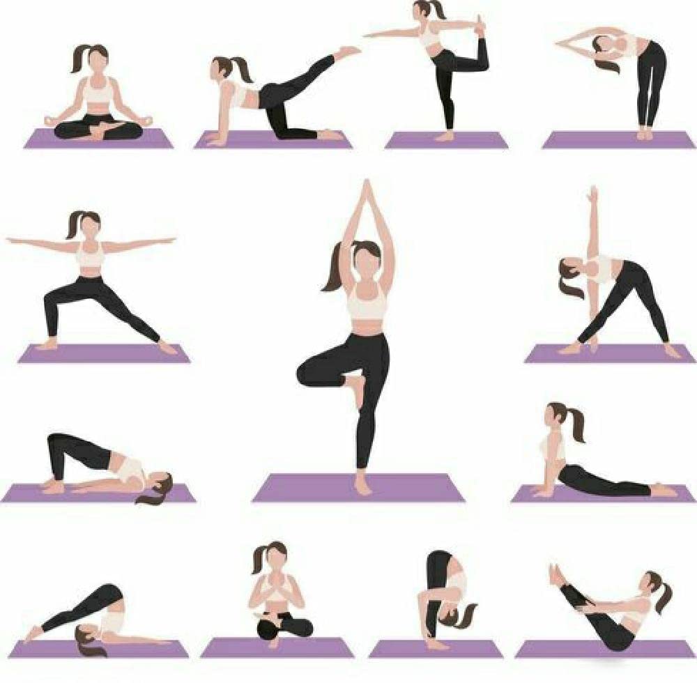 Comfortable Workout Exercise Fitness Pilates Gymnastics Yoga Mat - 6mm