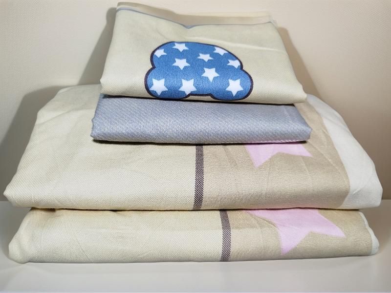 6x6 High Quality Bedsheets Set 4 Pcs (2 Bedsheets & 2 Pillowcases)