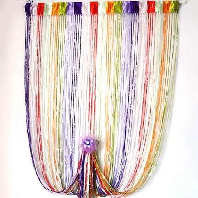 String Door curtain Coloured (Rainbow colours) Suitable for Salon,Kinyozi,Open Doors or Room Dividers