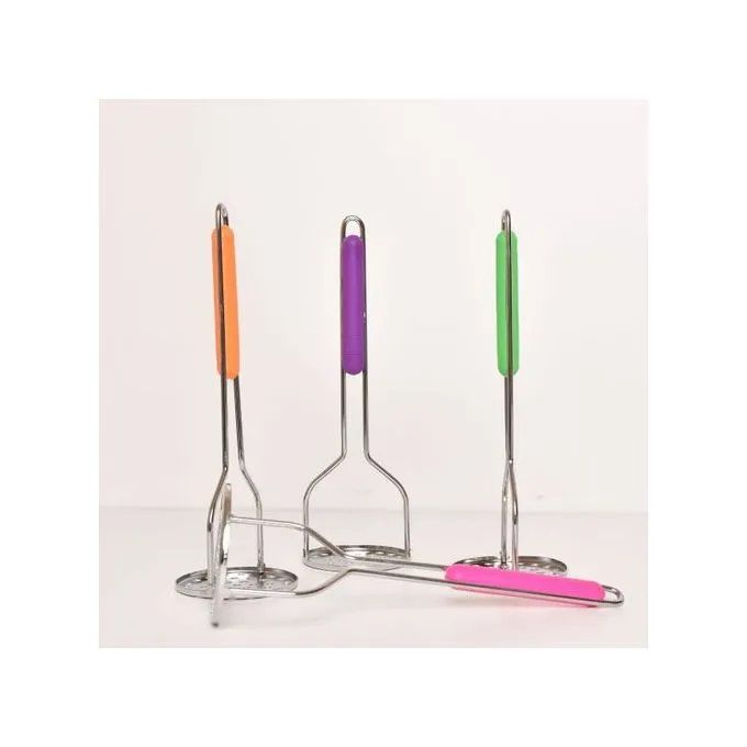 Vegetable Fruits Food Potato Masher Murphy Press Kitchen Smasher Potatoes Banana Cooking Mukimo Kitchen Tool-Stainless Steel Kitchen Resistant Potato Kinder