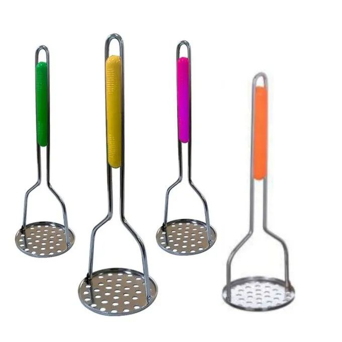 Vegetable Fruits Food Potato Masher Murphy Press Kitchen Smasher Potatoes Banana Cooking Mukimo Kitchen Tool-Stainless Steel Kitchen Resistant Potato Kinder