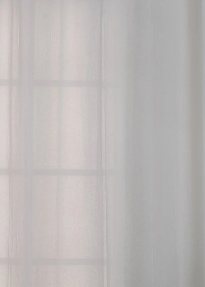 3M Solid white sheer  plain curtain for Living room & bedroom - Light filtering for Curtains and Window Curtain