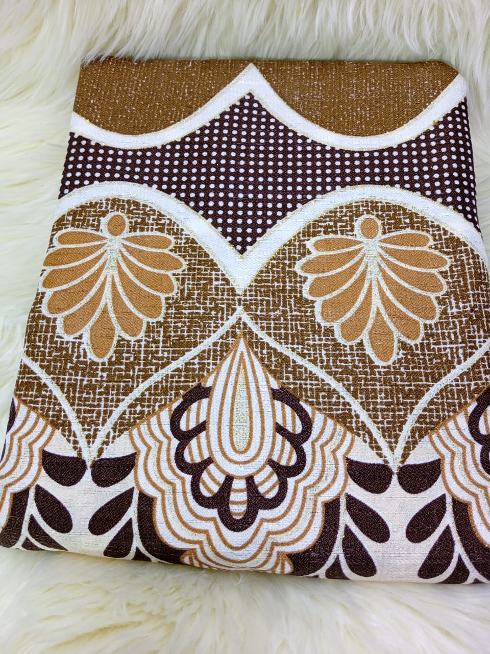 Heavy Printed Curtains 2Pcs (1.5m width each by 2.5m height)