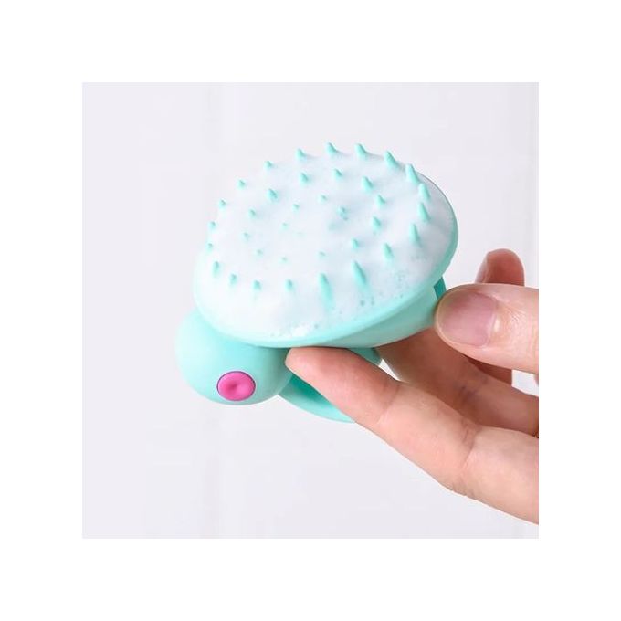 Rabbit Shape Bathing Brush, Silicone Cleaning Brush, White Rabbit Design Massage Brush for Relaxation and Scalp Massage