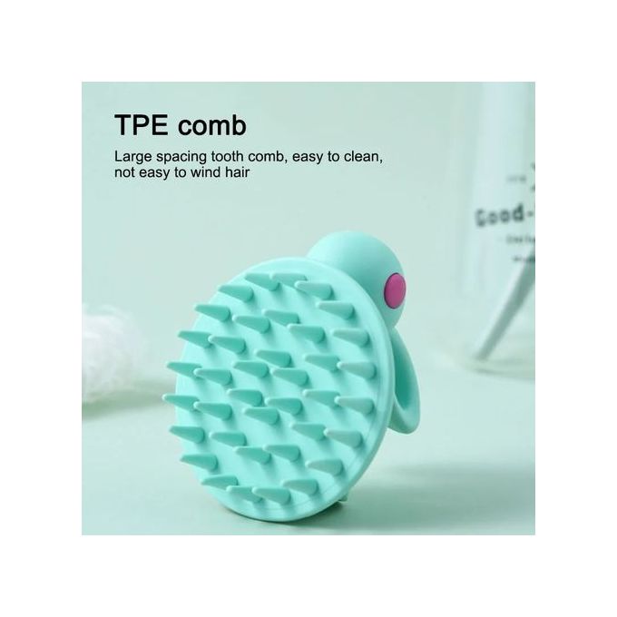 Rabbit Shape Bathing Brush, Silicone Cleaning Brush, White Rabbit Design Massage Brush for Relaxation and Scalp Massage