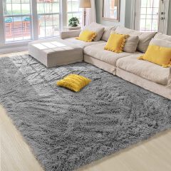 Super Soft Fluffy Carpet Area Rugs for Living Room, Bedroom Shaggy Large Rugs Modern Floor Carpet, with Anti-slip Sticker 1.5 cm thick, 160x200cm Size