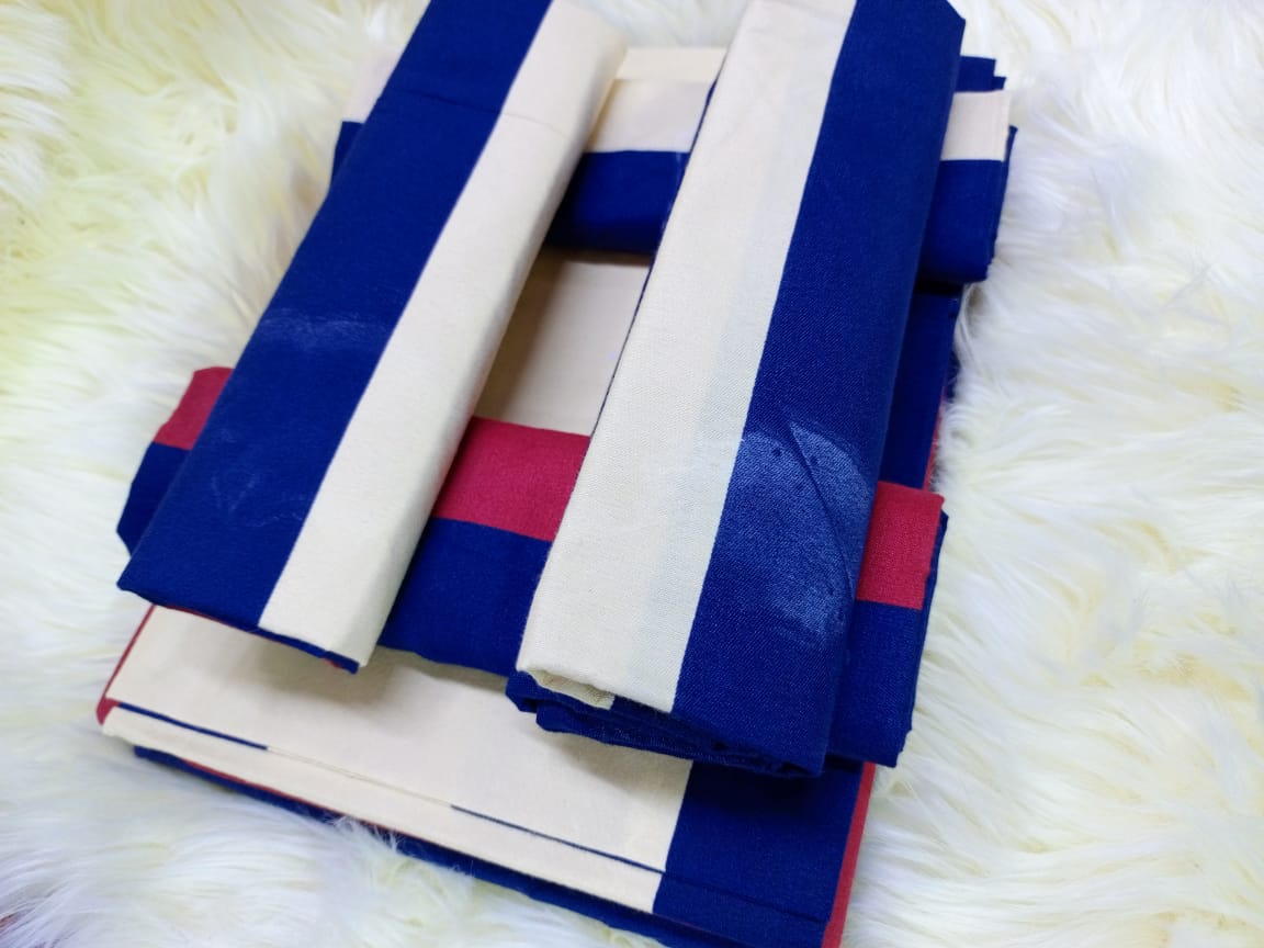 6pc set  bedsheets 6*7 (2 Bed sheets, 4 pillow cases)