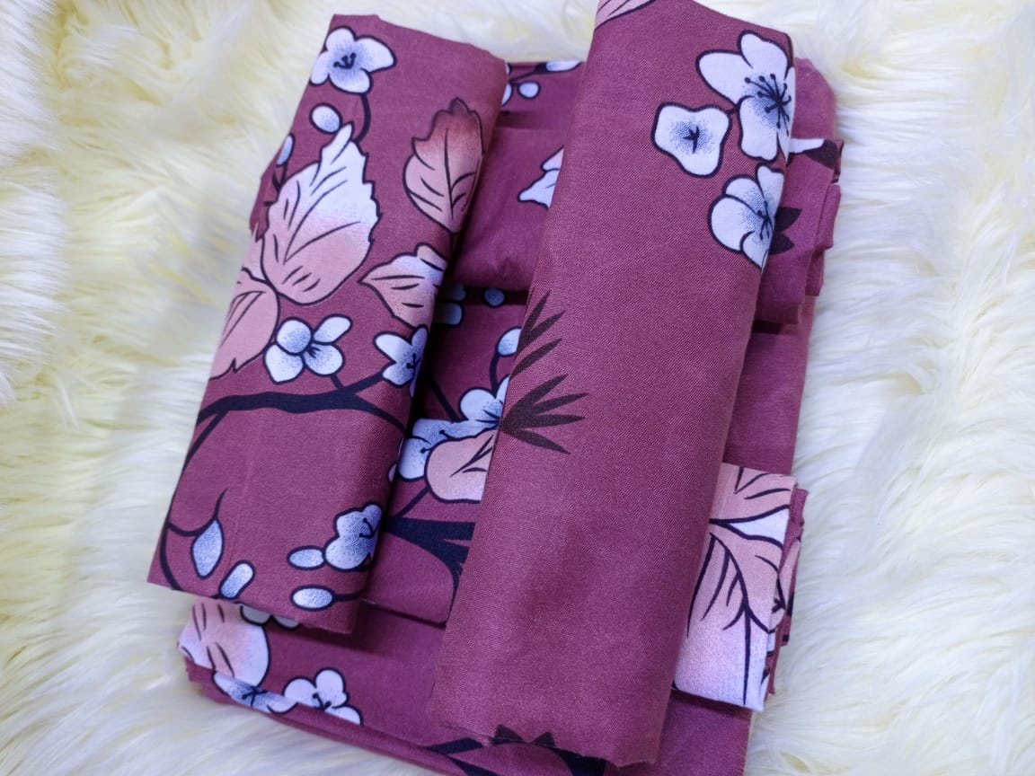6pc set  bedsheets 6*7 (2 Bed sheets, 4 pillow cases)
