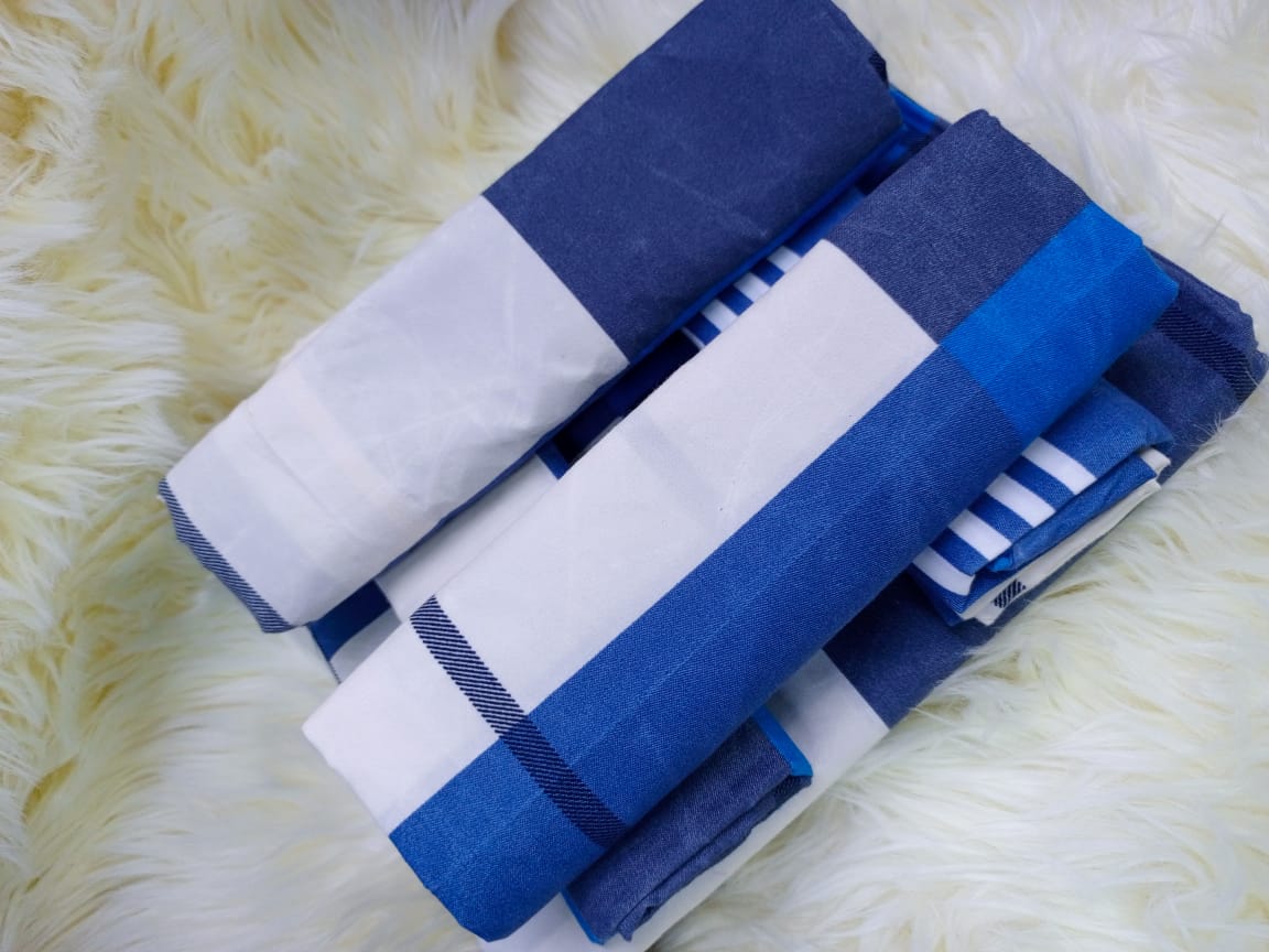 6pc set  bedsheets 6*7 (2 Bed sheets, 4 pillow cases)