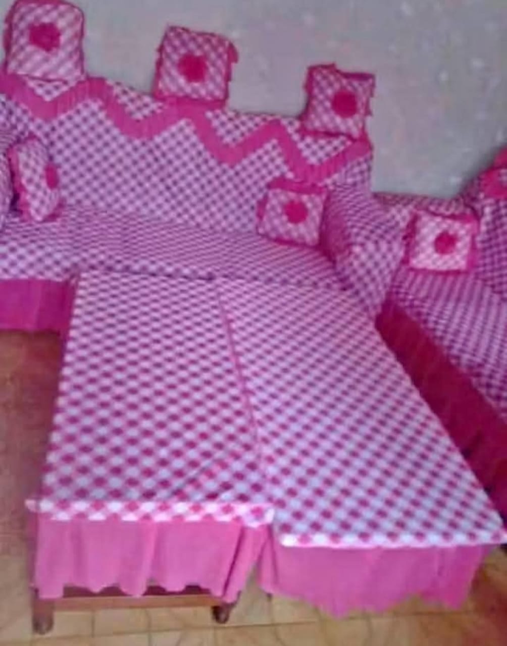 High Quality Checked Stretcher Loose Covers