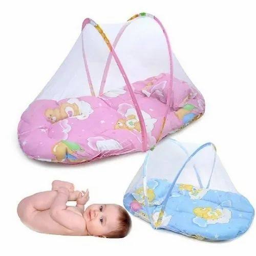 Baby Crib Net Tent, Zipper Closure Folding Portable Breathable Baby Bed Net Cover for Infant