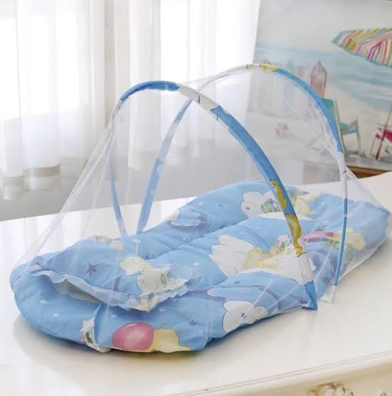 Baby Crib Net Tent, Zipper Closure Folding Portable Breathable Baby Bed Net Cover for Infant
