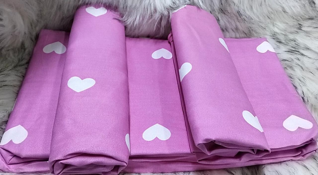 5 by 6 Super Unique Bedsheets set Of 4Pcs (2 Bedsheets & 2 Pillowcases)