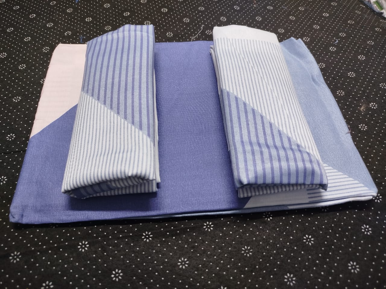 5 by 6 Super Unique Bedsheets set Of 4Pcs (2 Bedsheets & 2 Pillowcases)