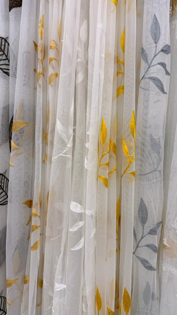 3M Solid white sheer  plain curtain for Living room & bedroom - Light filtering for Curtains and Window Curtain
