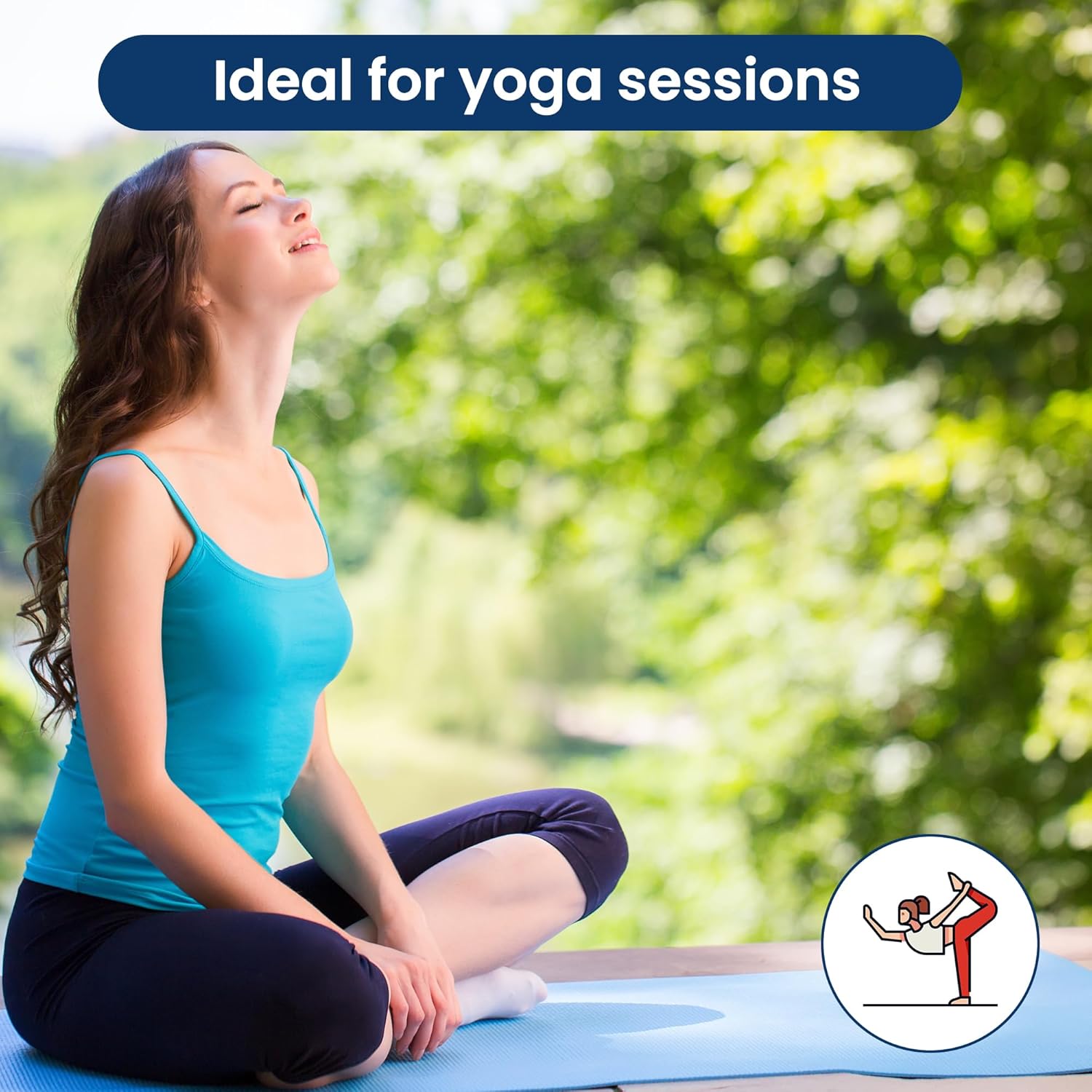 EVA Yoga Exercise Mat Moisture-proof Non-Slip Outdoor Camping Picnic Mat -  Camping Mat,  Silver Insulated