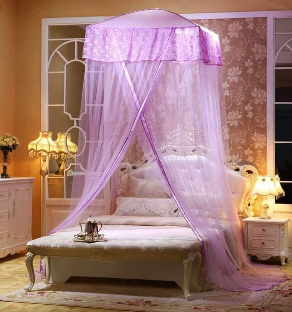 Top Square Double Decker Mosquito Nets Bedding Sets & Accessories-Free Size