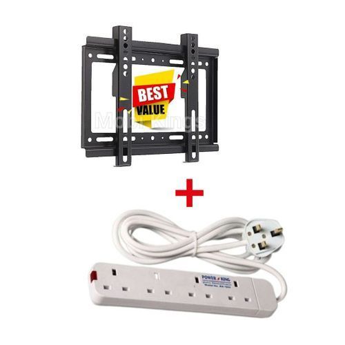 CLEARANCE OFFER14"-42" TV Flat Panel Wall Mount/Bracket Holder +Free Extension