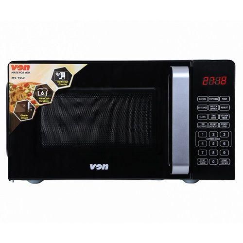CLEARANCE OFFER VON Digital Microwave Oven, VAMS-20DGX, Solo No Grill, 20LTR