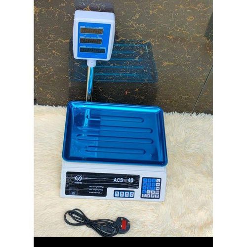 CLEARANCE OFFER ACS Commercial 40kg Electronic Price Computing Digital Weighing Scale