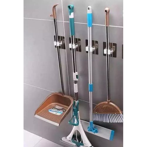 CLEARANCE OFFER 4pcs Wall Mounted Bathroom, Kitchen Mop Holder