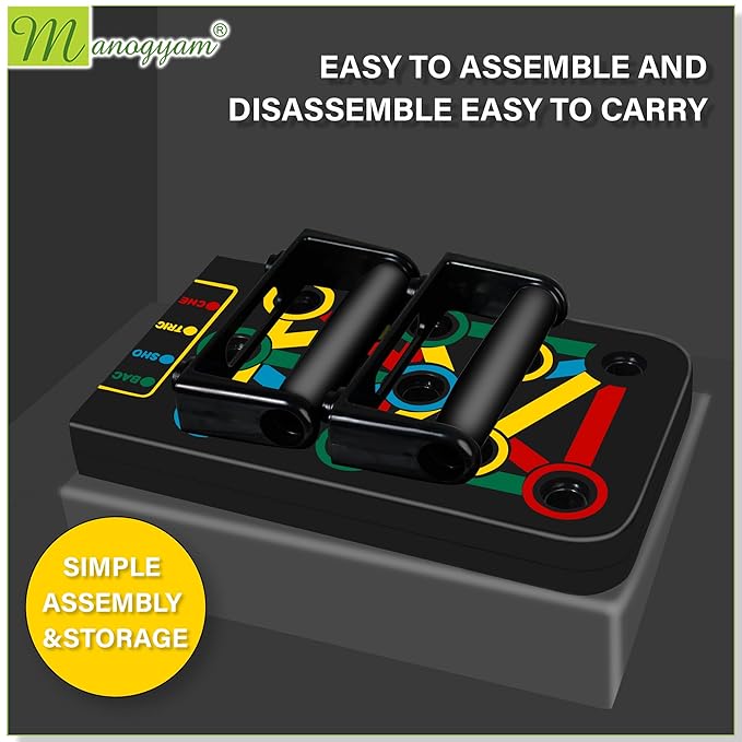 Push Up Board for Workout  Workout Board for Home Gym Body Building Fitness Tools for Chest, Triceps, Shoulder for Men & Women